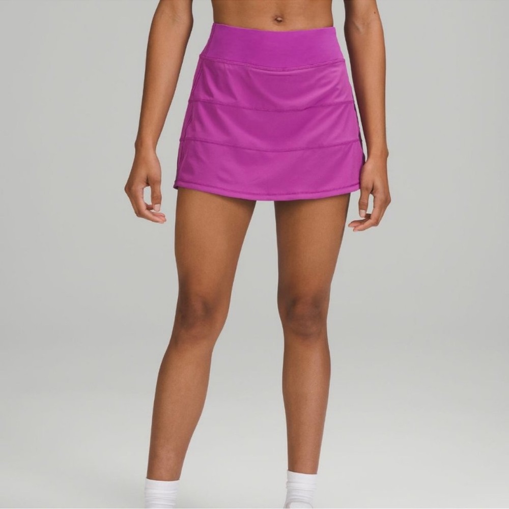 lululemon athletica Pink Purple Mini Skirt